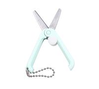 Forbici in acciaio inox pieghevoli, portatili, sicure da viaggio, telescopiche, per tagliare in acciaio inox