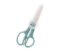 Forbici in ceramica for alimenti, isolate, portatili con scatola portaoggetti(Blue with handle C)