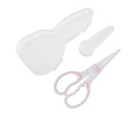 Forbici in ceramica for alimenti, isolate, portatili con scatola portaoggetti(Love Powder A)