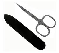 Forbici Manicure per Pellicine e Cuticole in Acciaio Inox PlasticFree con Fodero