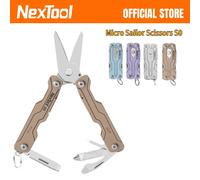 Forbici Multifunzione NexTool Micro Sailor S0 8 in 1, Strumento EDC Leggero, Mini Attrezzo Tascabile Pieghevole per Viaggi, Attività all'Aperto e Uso Quotidiano