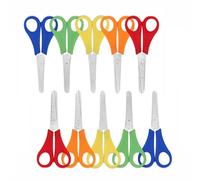 Forbici per Bambini,10 PCS Forbici in Acciaio Inox Forbici Scuola Forbici Punta Arrotondata Bambini Kids Scissors Bulk Set per Scuola Bambini Studenti Artigianato Fai-Da-Te