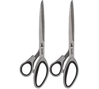 Forbici per carta da parati kwb, in acciaio inossidabile, angolate, lunghezza totale 280 mm, lunghezza di taglio 130 mm, robuste, appositamente rettificate, extra affilate, nero-grigio