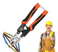 Forbici per cavi ad alte prestazioni, taglierina robusta per cavi in acciaio spessi. Con impugnatura ergonomica antiscivolo per il taglio di chiodi, bulloni, terrazze, recinzioni, giardinaggio e per