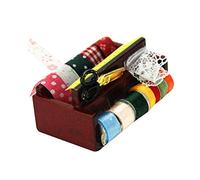 Forbici per cucire in miniatura Righello da sarto Modello di panno per la decorazione della casa delle bambole Lavorazione creativa e squisita Lavorazione durevole