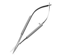 Forbici per cuticole Alnicov Kit per toelettatura con punta a punta precisa professionale curva fine per sopracciglia, ciglia, unghie e pelle secca