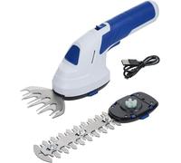 Forbici per Erba a Batteria 7,2V, Tosaerba e Tagliasiepi a Batteria 2 in 1 Larghezza di Taglio/Lunghezza di Taglio 12 mm / 20mm,Cesoia Elettrica Adatto al Giardino