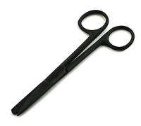 Forbici per infermieri, per medicazione, 14,5 cm, per toelettatura degli animali, pronto soccorso, uso domestico, 14sm STR Sharp/Blunt, Nero , 1