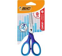 Forbici per la scuola Bic Comfort 13 cm - Impugnatura morbida - Utilizzo per destrimani - Colore rosa/blu casuale NEW