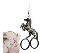 Forbici per maglieria a forma di cavallo, strumenti da cucito e taglio, forbici per trapuntatura, per l'uso in studio d'arte, in officina, a casa, nella riparazione di tessuti, produzione di