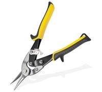 Forbici per metallo, 26 cm, in acciaio al cromo vanadio, dritte con manico antiscivolo, per cartongesso, set professionale per la produzione di carrozzeria, cartongesso, lavorazione lamiera