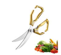 Forbici Per Pollame | Forbici Cucina 2 in 1 con Schiaccianoci | Acciaio Inossidabile Resistente per Preparazione Alimenti BBQ Pesce Pollo Frutti di Mare