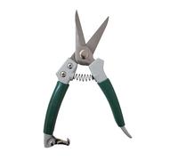 Forbici per potatura floreale, manico in alluminio con lama ad ago in acciaio inox, per disporre fiori, piante e raccogliere erbe, frutta o verdura, forbici da fiorista 20,3 cm (dritte)