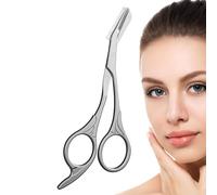 Forbici per sopracciglia, forbici e capelli del corpo, forbici per sopracciglia con pettine, forbici per sopracciglia per donne - Forbici per la cura delle sopracciglia in acciaio inox, modellatura