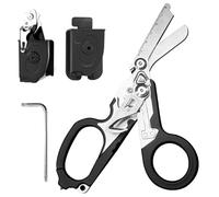 Forbici per trauma multitool con 6 pratiche funzioni, pinze pieghevoli in acciaio inox, forbici di emergenza, forbici Raptor Response, servizio di soccorso Raptor con fondina, strumenti di soccorso