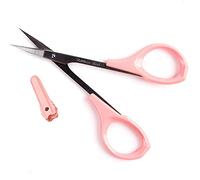 Forbici Per Unghie Professionali con Custodia - Micro-Dentatura Innovativa - Rifinitore per Sopracciglia Super con Lama Curva - Adatto per Unghie e Unghie Dei Piedi,Cucito E Barba.
