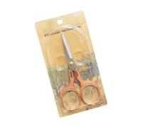 Forbici per uso domestico in metallo Retro a forma di fiore antiscivolo Grip Professionale Prestazioni di taglio Forbici in metallo Duraility