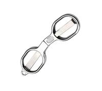 Forbici pieghevoli in acciaio inox piccole forbici tascabili portatili pieghevoli da viaggio piccolo taglierina artigianale da viaggio all'aperto