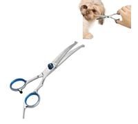 Forbici pieghevoli per cani e gatti, in acciaio inox, stile retrò, agili, con impugnatura ergonomica, impugnatura comoda, lame affilate, professionali, sicure per aree sensibili, facili da usare