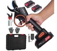 Forbici Potatura a Batteria 30mm，Cesoie Elettriche Professionali con 2×2.0Ah Batterie, Forbici da Potatura a Batteria SK5 per Giardino, Frutteto, Ulivi, Viti