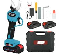 Forbici Potatura a Batteria 40 mm: 24V Forbici Potatura Elettriche,2x3000 mAh,Forbice Potatura a Batteria Adatto per Frutteto,Giardino,Fattoria