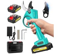Forbici Potatura a Batteria,Forbici Potatura Elettriche Con 2 2Ah Batteria, Pu
