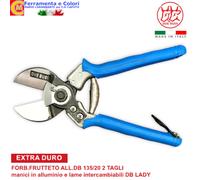 Forbici Potatura Doppio Taglio 2BUOI Forbice Pota Frutteto Anche x MANCINI 20cm