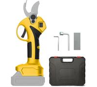 Forbici Potatura Elettriche, 55mm Cesoie Potatura Elettriche Professionali Compatibile con Dewalt 20V Batteria, Portatile Cesoie a Batteria Ricaricabile per Potatura con Display Digitale