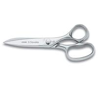 Forbici professionali in acciaio inossidabile. Forbici da cucina 3Claveles in acciaio inox Carne Pesce Pollo Pollo Pizza. Accessori da cucina bordo micro-serrato 20 cm-8". Resistenza e qualità