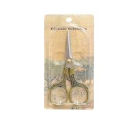 Forbici professionali in metallo con motivo floreale, impugnatura comoda, per casa e ufficio, essenziali