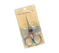 Forbici professionali in metallo con motivo floreale, impugnatura comoda, per casa e ufficio, essenziali per ufficio