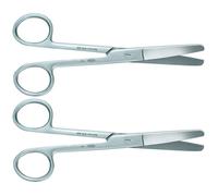 Forbici Retta Punta Tonda 16Cm 2x1 St