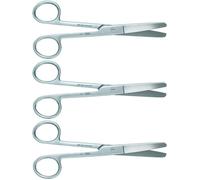 Forbici Retta Punta Tonda 16Cm 3x1 St