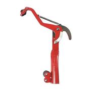 Forbici telescopiche per rami alti, raccogli frutta, forbici per alta quota, forbici per potatura ad alta quota, utensile da giardino per potatura di rami (Double Pulley/Red)
