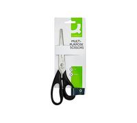 Forbici universali in blister Q-Connect nero 20,5 cm - E-KF01227 IA