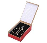 Forbici Vintage da Cucito Mini, Acciaio Inossidabile, con Giuntura in Bambù, per Artigianato, Ricamo e Lavori Artistici