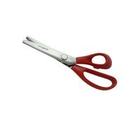 Forbici Zig Zag 21 cm Manico Rosso con Custodia in PVC - Tenartis Made in Italy