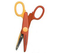 FORBICI "ZIG-ZAG" CM.13,5 LAMA ACCIAIO