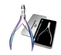 Forbicine per Cuticole Professionali Gubonwer® - Tronchesino e Spingi Cuticole in Acciaio Inox per Pedicure e Manicure Rimuovi Pelle Morta Piedi e Mani - spingi cuticole professionale