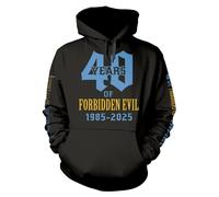 Forbidden 40 Years Of Evil Felpa con Cappuccio Adulto Unisex (PH4561)
