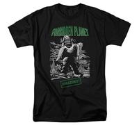 Forbidden Planet 1956 Sci Fi Action Movie Amazing Robot Poster Adult T Shirt Men's Man Black XL