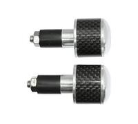 Forbikes 12-0043 Cp.Stabilizzatori Manubrio Alluminio con Fibra Carbonio, Alluminio-Nero, 13 mm