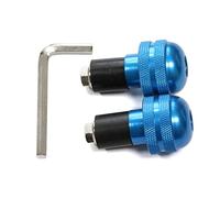 Forbikes 12-0063 Cp.Stabilizzatori Manubrio Zigrinati Alluminio, Blu, 13 mm