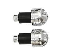Forbikes 12-0170 Cp.Stabilizzatori Manubrio Traforato Alluminio Codulo 14/19 Univ, Alluminio Lucido