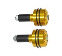 Forbikes 12-0185 Cp.Stabilizzatori Manubrio Traforato Alluminio con O-Rings, Oro, 13 mm