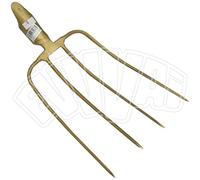 FORCA 4 DENTI FORCONE ACCIAIO AUSTRIA EXTRA GIARDINO RACCOLTA FIENO SENZA MANICO