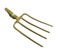 FORCA 4 DENTI FORGIATA FORCONE ACCIAIO 700 GR PER GIARDINO FIENO - SENZA MANICO