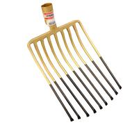 FORCA 9 DENTI GHIAIA ORO STYRIA