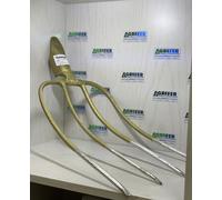 FORCA A 4 DENTI in acciaio tropicalizzato, senza manico FERR 132794