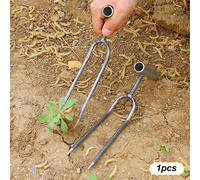 Forca da giardino a due rebbi, versatile per allentare il terreno e piantare